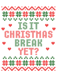 Is It Christmas Break Yet Funny Christmas Teacher Xmas Tree Gift Doggie Tank