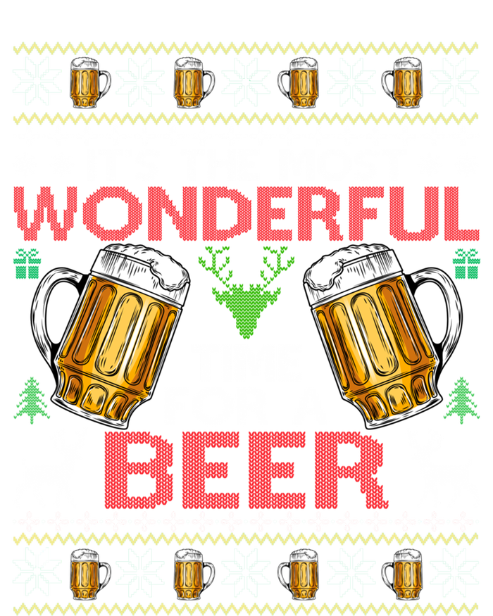 ItS The Most Wonderful Time Beer Christmas Gift T-Shirt