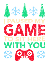 Gamer Saying Xmasi Paused My Game Ugly Christmas Meaningful Gift T-Shirt