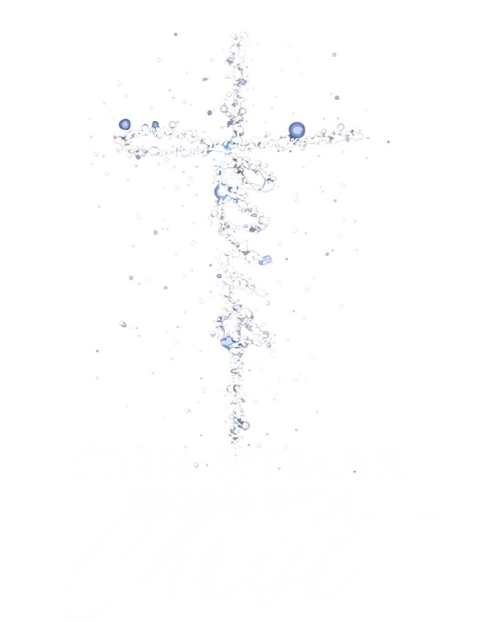 Christmas Begins With Christ Jesus Faithful Christian Light T-Shirt