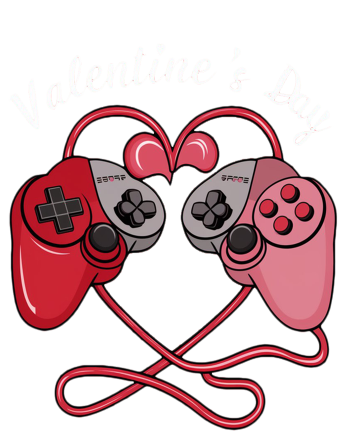 Video Gamer Valentines Day With Controllers Heart Great Gift T-Shirt