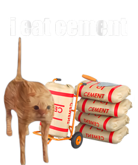 I Eat Cement Cursed Cat Funny Oddly Specific Dank Meme T-Shirt