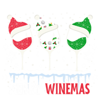 Merry Winemas Funny Christmas Spirits Glasses Of Wine Xmas Cool Gift Short Acrylic Beanie