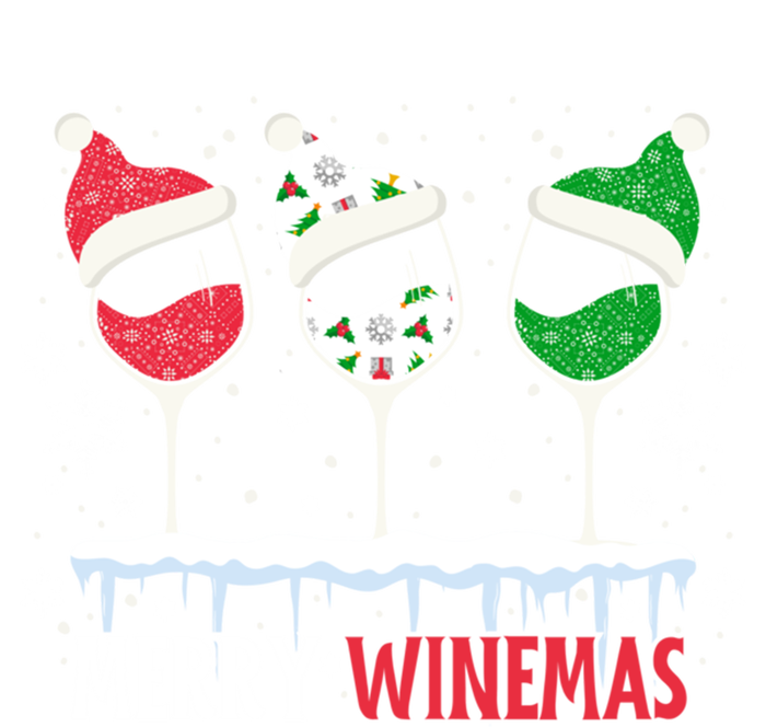 Merry Winemas Funny Christmas Spirits Glasses Of Wine Xmas Cool Gift Short Acrylic Beanie