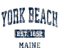 York Beach Maine Me Vintage Established T-Shirt