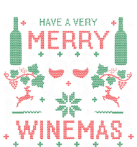 Merry Winemas Ugly Christmas Party Wine Lover Gift Great Gift Tall Sweatshirt