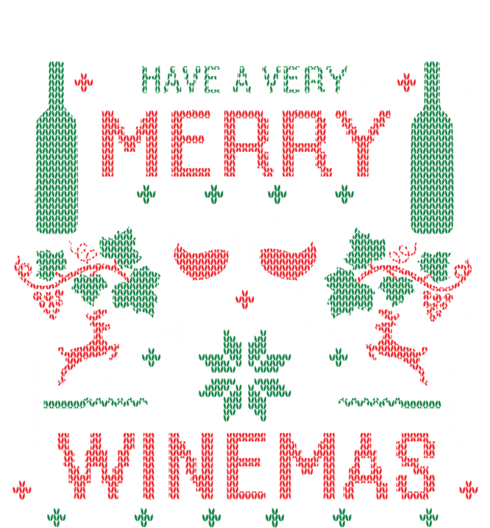 Merry Winemas Ugly Christmas Party Wine Lover Gift Great Gift Tall Sweatshirt