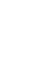 Retro Santa Pregnancy Announcet Christmas Pregnancy Gift Tall Hoodie