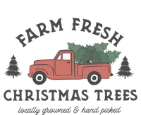 Retro Vintage Farm Fresh Christmas Trees Red Truck Gift T-Shirt