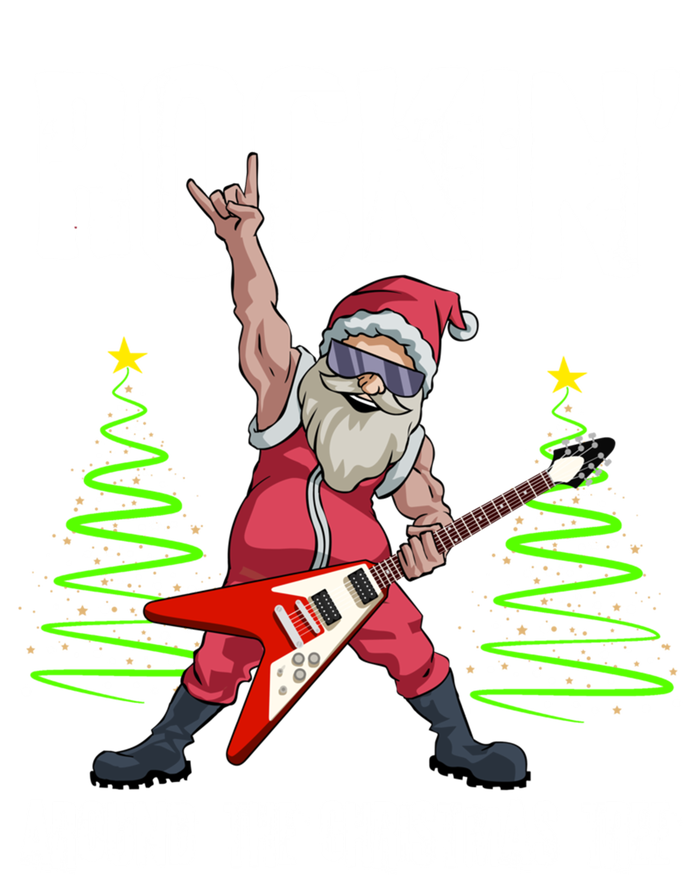 Rockin Around Christmas Tree Funny Funny Gift Rocker Santa Funny Gift T-Shirt