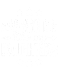 Awesome Like My Daughters Funny Fathers Day Dad Vintage T-Shirt