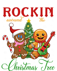 Rocking Around The Christmas Tree Gingerbread Rock And Roll Cute Gift T-Shirt