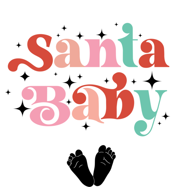 Santa Pregnant Mama Christmas Pregnancy Announcet Gift Tall Hoodie