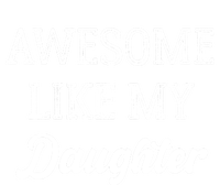 Father Of Awesome Like My Daughter Parents Day Women's Perfect Tri Tunic Long Sleeve Shirt