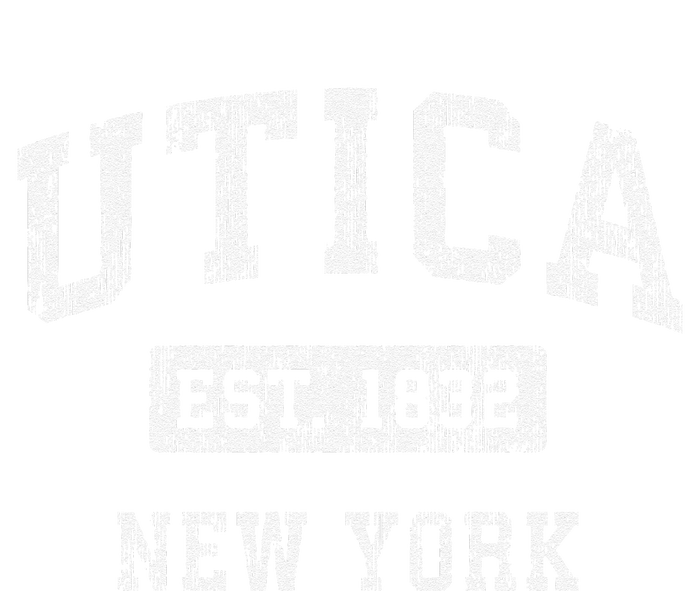 Utica New York Ny Vintage Established Hoodie