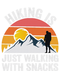 Hiking Is Just Walking With Snacks Hiking Humor T-Shirt