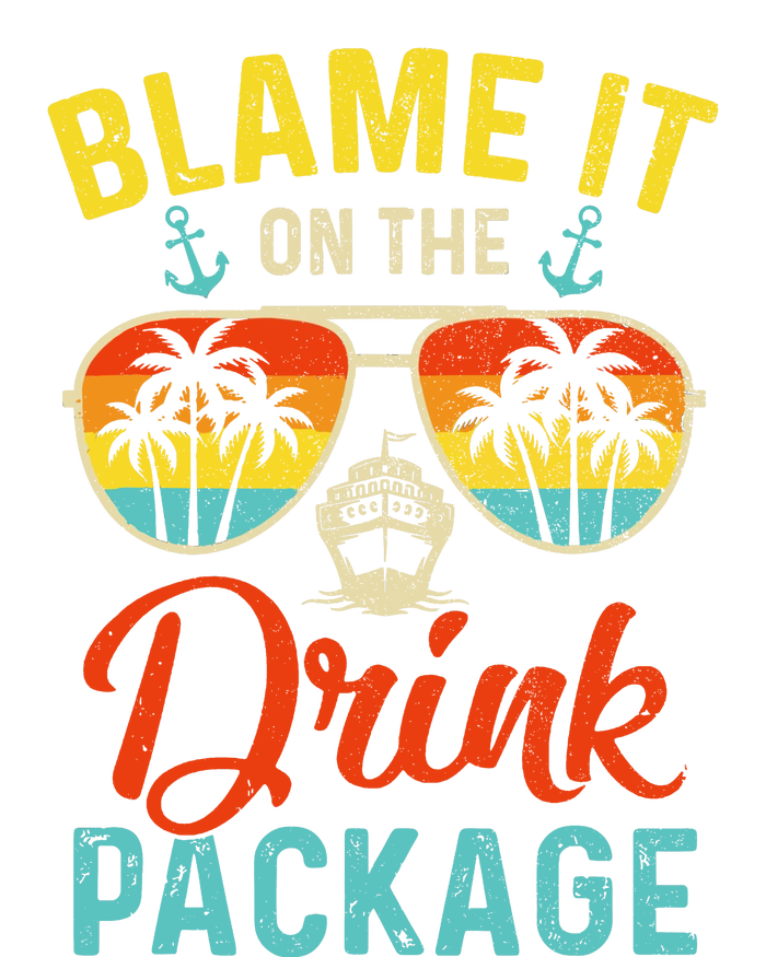 Blame It On The Drink Package Cruise Cruising Matching T-Shirt