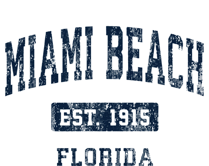 Miami Beach Florida Fl Vintage Established T-Shirt