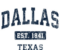 Dallas Texas Tx Vintage Established T-Shirt