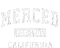 Merced California Ca Vintage Established Hoodie