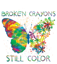 Broken Crayons Still Colors Tal Health Awareness Great Gift Women's V-Neck T-Shirt