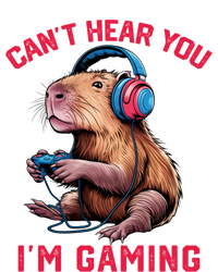 Capybara CanT Hear You IM Gaming Funny Gamer Gift Pom Pom 12in Knit Beanie