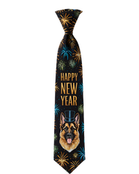 Happy New Year German Shepherd Puppy Tie Costume. Dog Lover T-Shirt