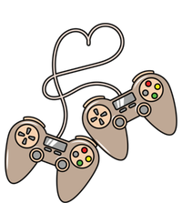 I Heart Gaming Cute Gamer Love Games Geek Nerd Controllers Gift T-Shirt