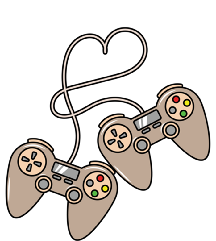 I Heart Gaming Cute Gamer Love Games Geek Nerd Controllers Gift T-Shirt