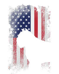 Patriotic Bouvier Des Flandres American Flag Cool Dog Lover T-Shirt