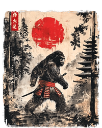 Samurai Bigfoot Japanese Vintage Graphic Ukiyoe Art Funny T-Shirt