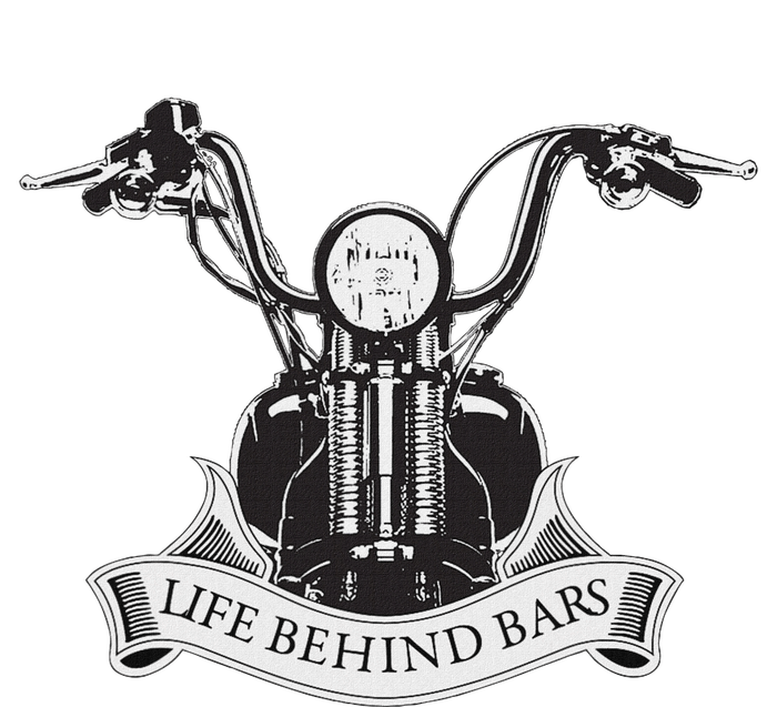 Life Behind Bars Softail Bikes Womens Cotton Relaxed Long Sleeve T-Shirt