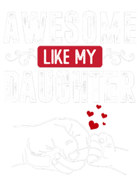 Funny Mom & Dad Gift From Daughter Awesome Like My Daughters V-Neck T-Shirt