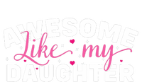 Funny Mom & Dad Gifts From Daughter Awesome Like Mydaughter Flat Bill Trucker Hat