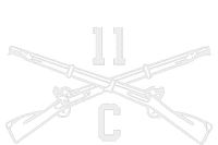 11c Infantry Mortarman Crossed Rifles T-Shirt