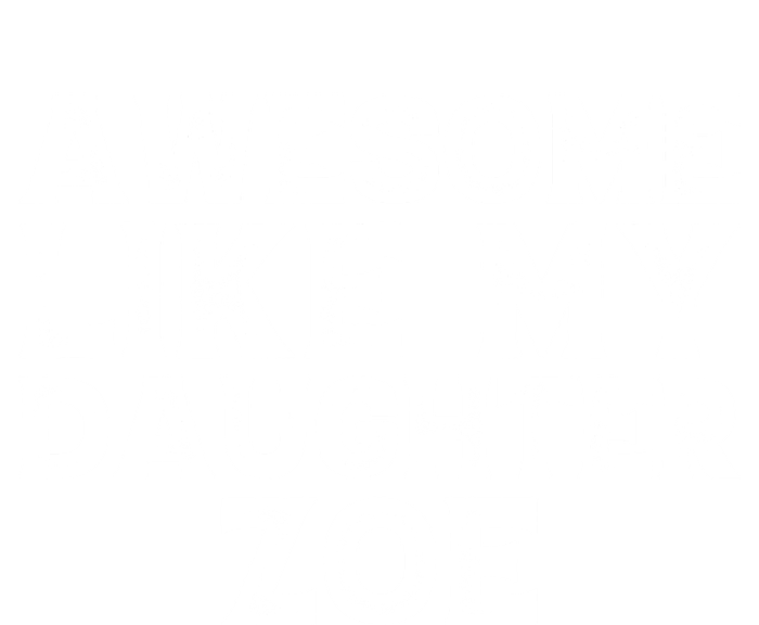 Vintage Funny Awesome Like My Daughter Zoe Fathers Day Funny Kids Tie-Dye T-Shirt