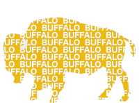 Whereabous Buffalo Ny Yellow Buffalo Hockey T-Shirt