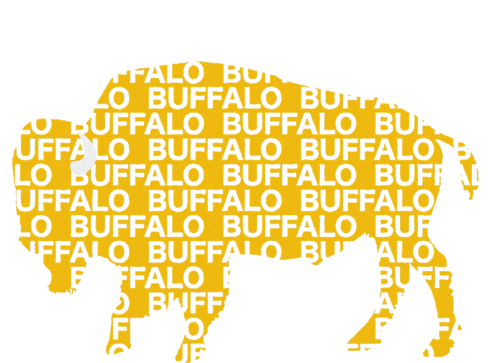 Whereabous Buffalo Ny Yellow Buffalo Hockey T-Shirt