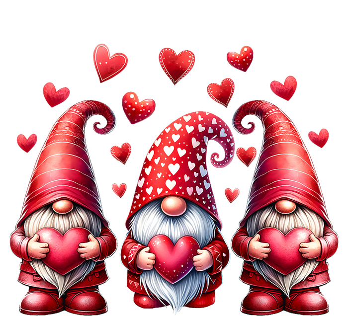 Valentines Day Gnomes Cute Red Hearts Love Gnome T-Shirt