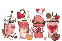 Valentines Day Coffee Cups Latte Iced Cream Cute Hearts Sustainable Beanie