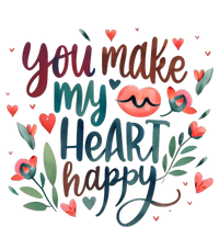 You Make My Heart Happy Cool Couples Matching Valentines T-Shirt