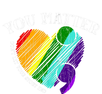 You Do Matter Happy Suicide Prevention Awareness Graphic Meaningful Gift Sweatshirt Cinch Pack Bag