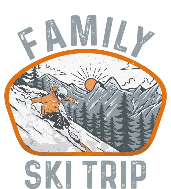 Mountains Matching Family Vacation 2025 Family Ski Trip Sustainable Knit Beanie