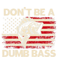 DonT Be A Dumb Bass Vintage Usa Flag Funny Bass Fishing T-Shirt