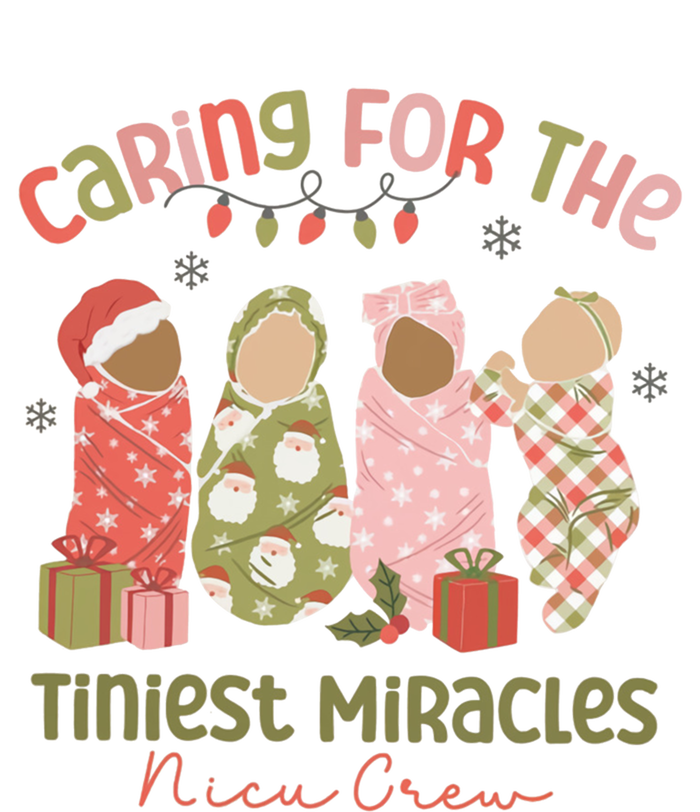 Caring For The Tiniest Miracles Nicu Crew Christmas Nurse Gift Valucap Bio-Washed Visor