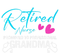 Retired Nurse 2025 Promoted To Professional Grandma Heart T-Shirt