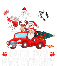 Cats For Everybody Christmas Cat Funny Xmas Santa Gift Tank Top