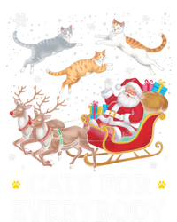 Cats For Everybody Christmas Funny Santa Cat Lover Xmas Gift Tall Long Sleeve T-Shirt