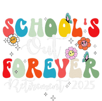 Groovy SchoolS Out Forever Retirement 2025 Retired Teacher T-Shirt