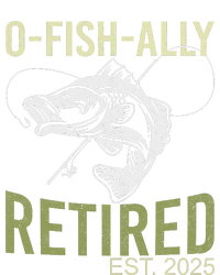 Ofishally Retired Est 2025 Fisherman Fishing Retirement T-Shirt